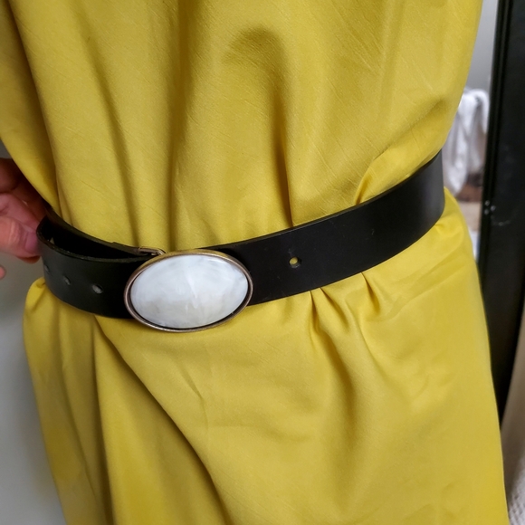 ba&sh Black Belt with White Oval Accent - Picture 6 of 6